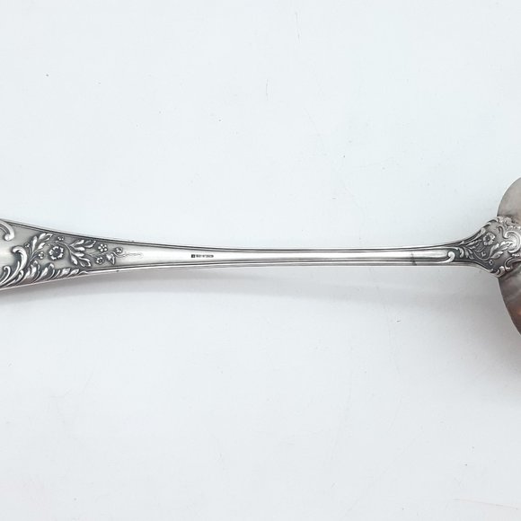 Antique Silverplate Norblin Ladle and Cake Server Made in Poland -Russian Empire - Picture 4 of 10